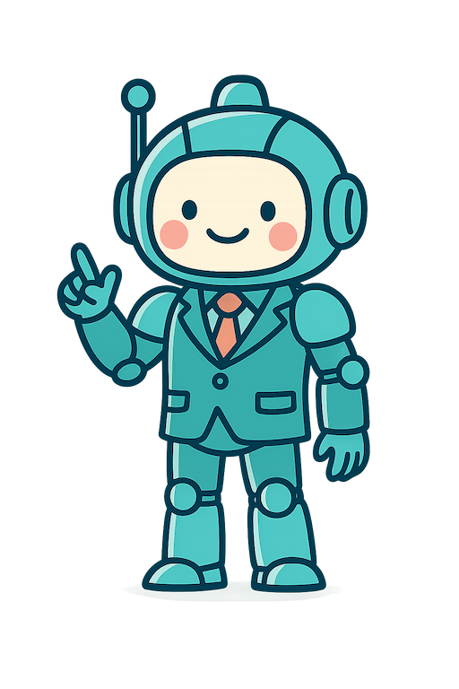 AI先生のロボットキャラクター